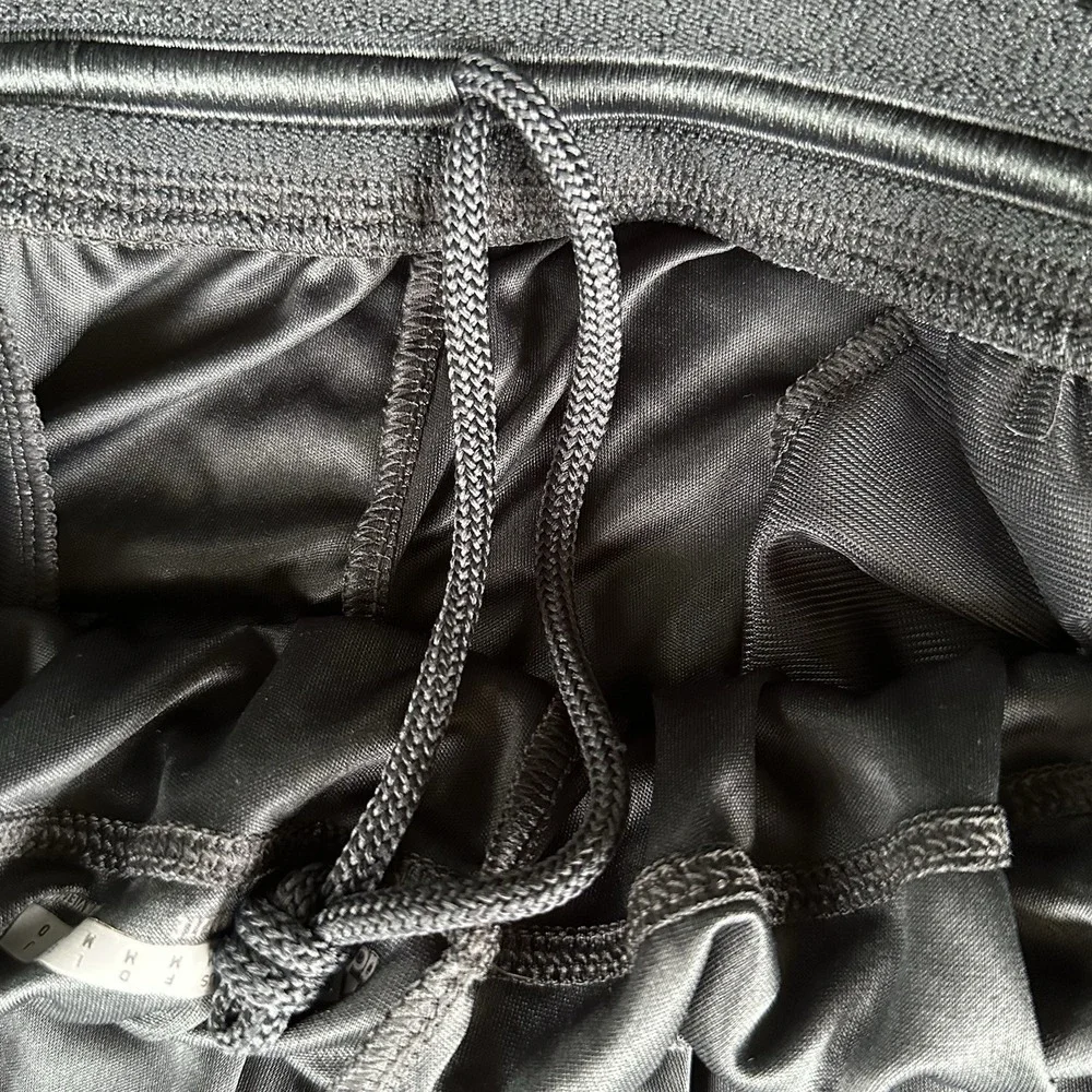 Adidas Climalite Men's M Medium Shorts Gray Black 3-Stripe Athletic Gym Running